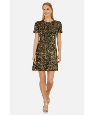 sachin and babi light blue dress Multi Colored Jacquard Tie Front Fit And Flare Midi Dress main image 0