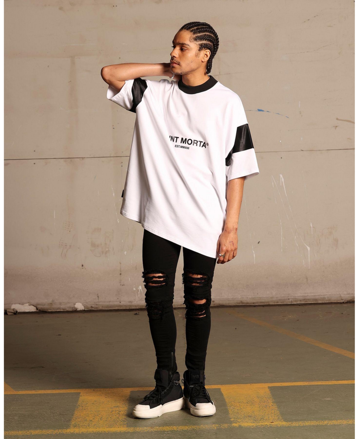 Saint Morta Men's Box Panel T-Shirt