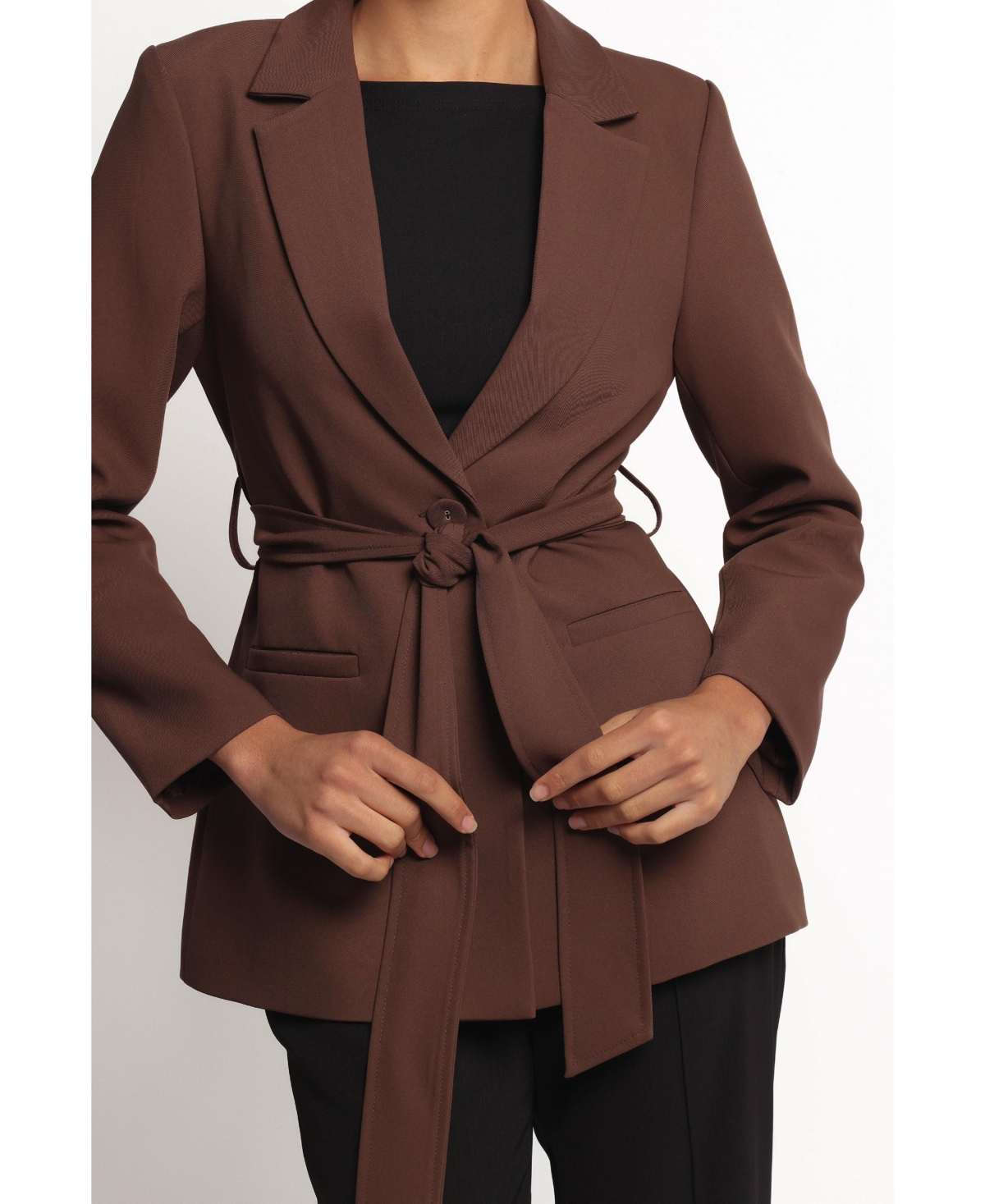 Petal and Pup Women's Eliana Waist Tie Blazer