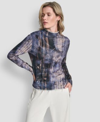 Women's Printed Long Sleeve Sweater