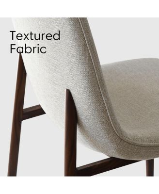 5-Piece Dining Table Set, 59'' Rectangular MDF Wood Top Table with Metal Frame and Upholstered Chairs for Kitchen or Apartment-Maison Boucle