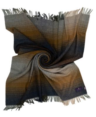 Highland Tweeds Shetland Lambswool Throw, 55 " x 72"