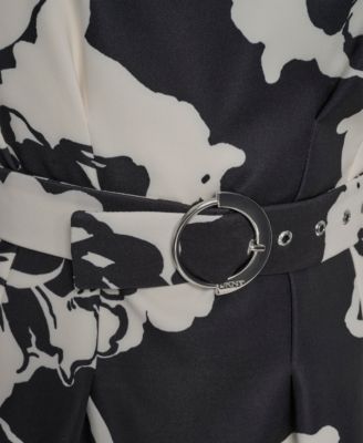 Women's Cap-Sleeve Fit and Flare Dress