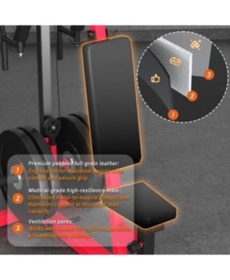 Chest Fly Machine, PEC Deck Fly and Reverse Delt Machine, 450lbs Adjustable Upper Body Workout Equipment for Home Gym