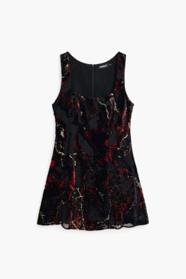 Women's Devore strap dress