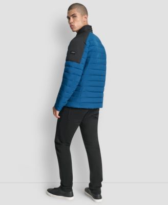 Men's Moto Quilted Puffer Jacket