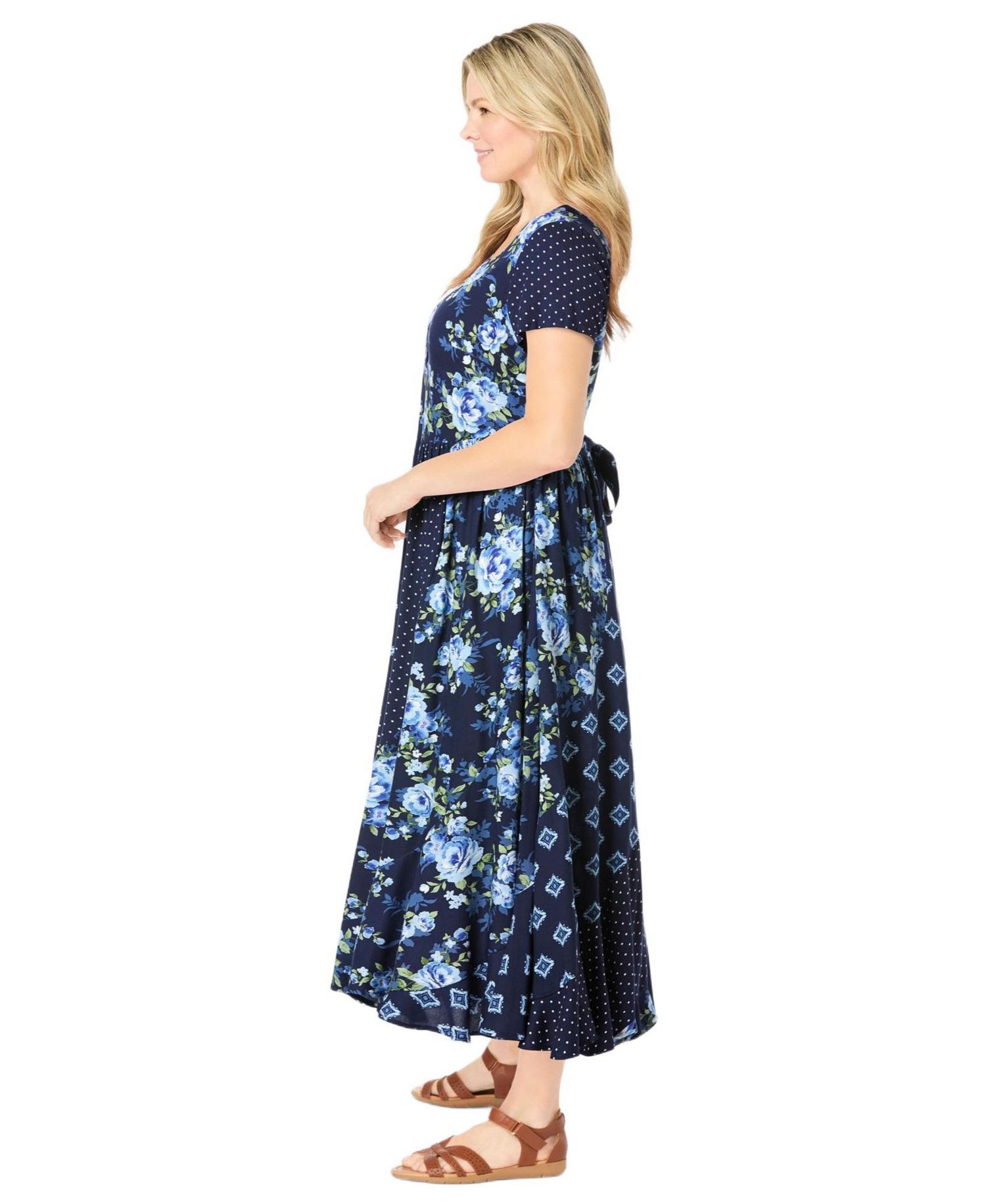 Women's Within Mixed Print Maxi Dress