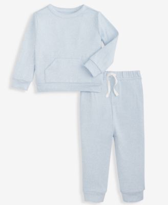 Baby Boys' Soft & Cozy Top and Pants, 2-Piece Set, Macy's Exclusive 