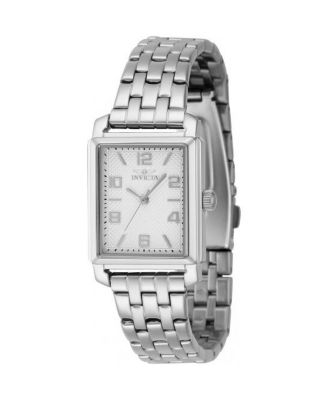 Women's 46662 Vintage Quartz 3 Hand Silver Dial Watch