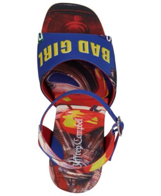 Women's Flag-Girl Sculpted Wedge Sandals