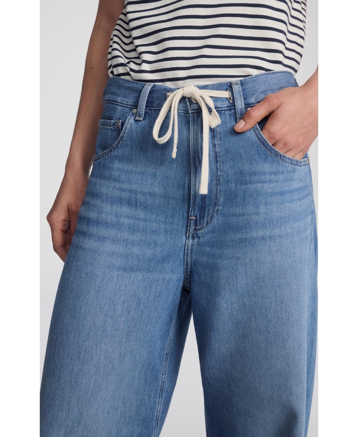 Mavi Jeans Women's Nella Wide Leg Light Blue Well