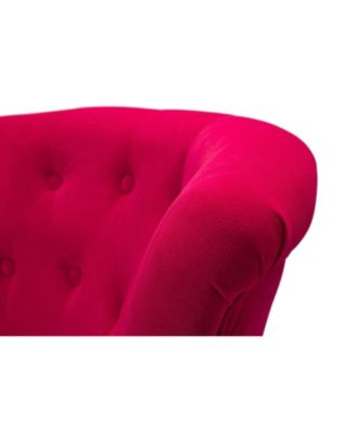 Upholstered Paolino Accent Chair with Button-tufted Back