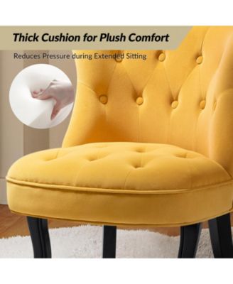 Upholstered Paolino Accent Chair with Button-tufted Back