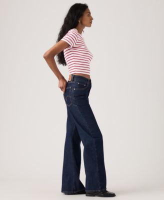 Women's Middy Loose Mid Rise Bootcut Jeans