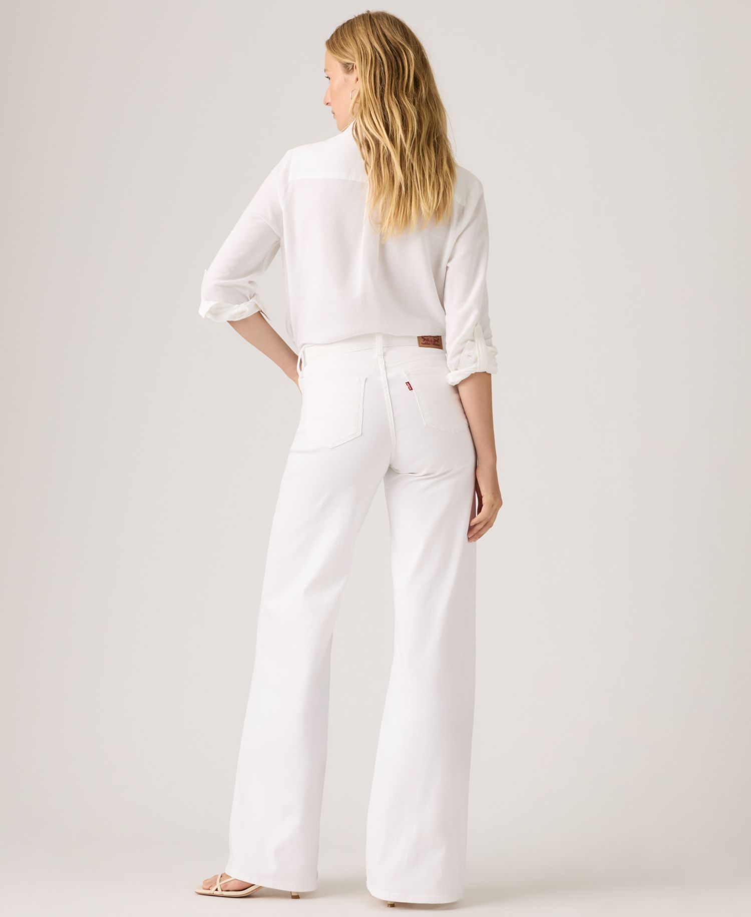 Plus Size Mid Rise 318 Shaping Wide-Leg Jeans