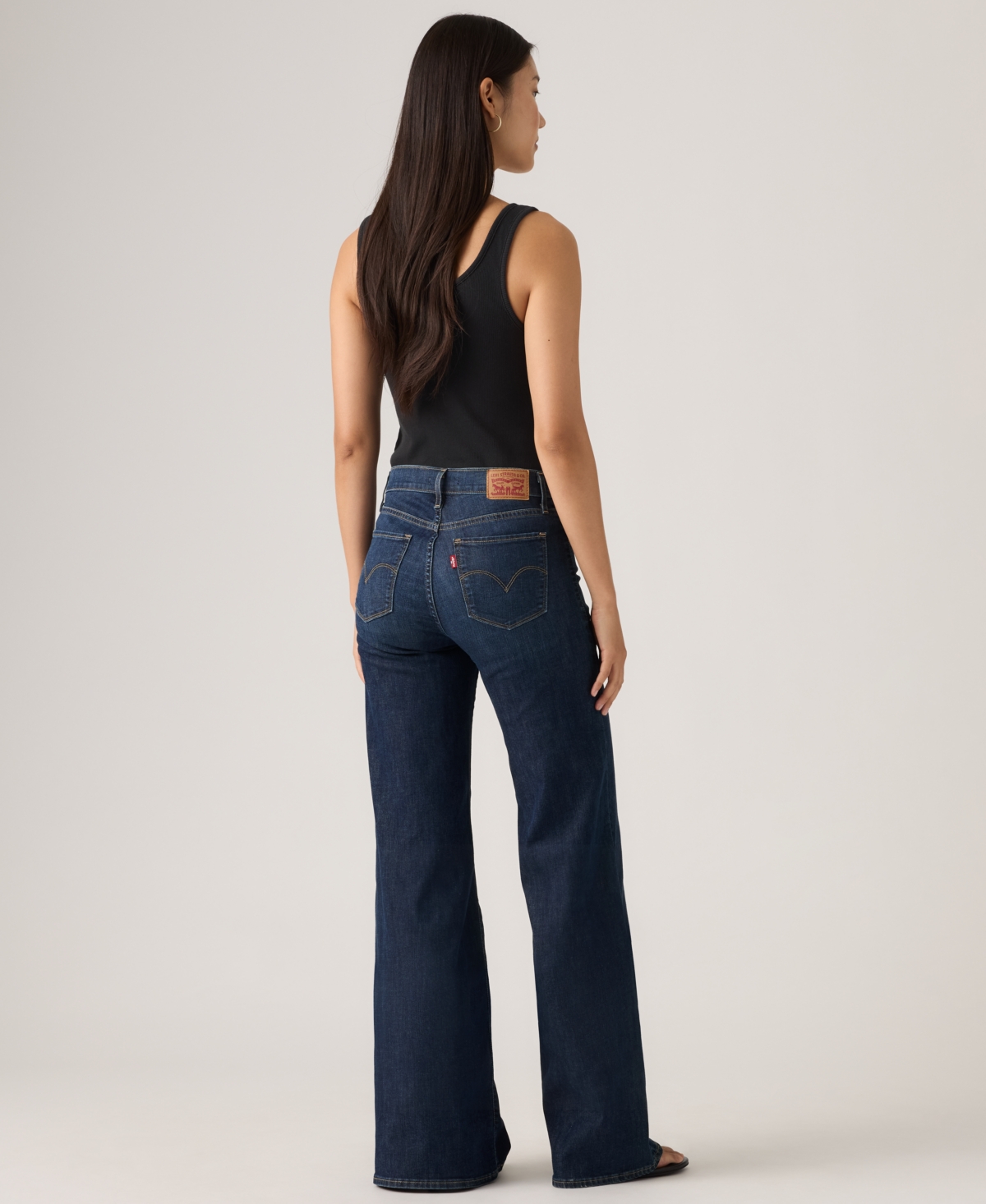 Levi's Juniors' 318 Shaping Wide-Leg Mid-Rise Jeans