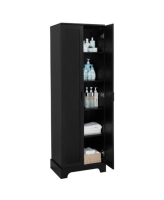 CASAINC MDF Adjustable Shelf with 2 Doors 71.2"H Storage Cabinet