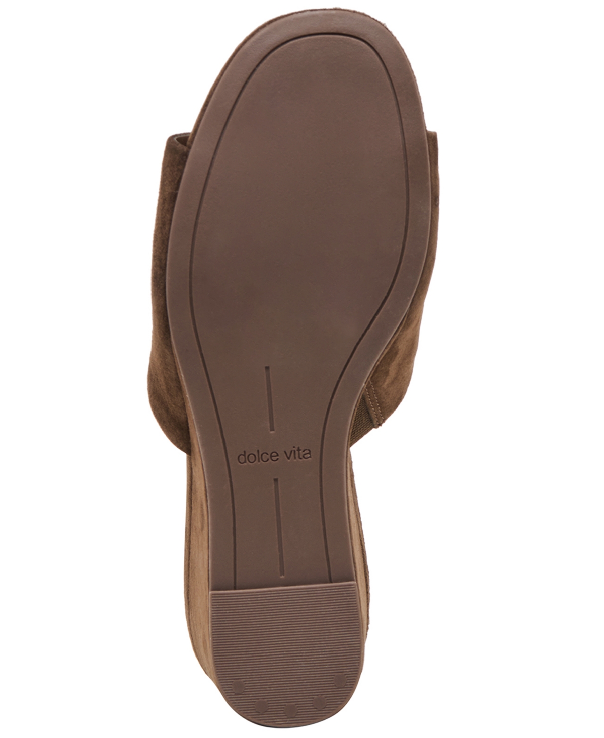 Dolce Vita Women's Holta Slip-on Wedge Sandals In Brown