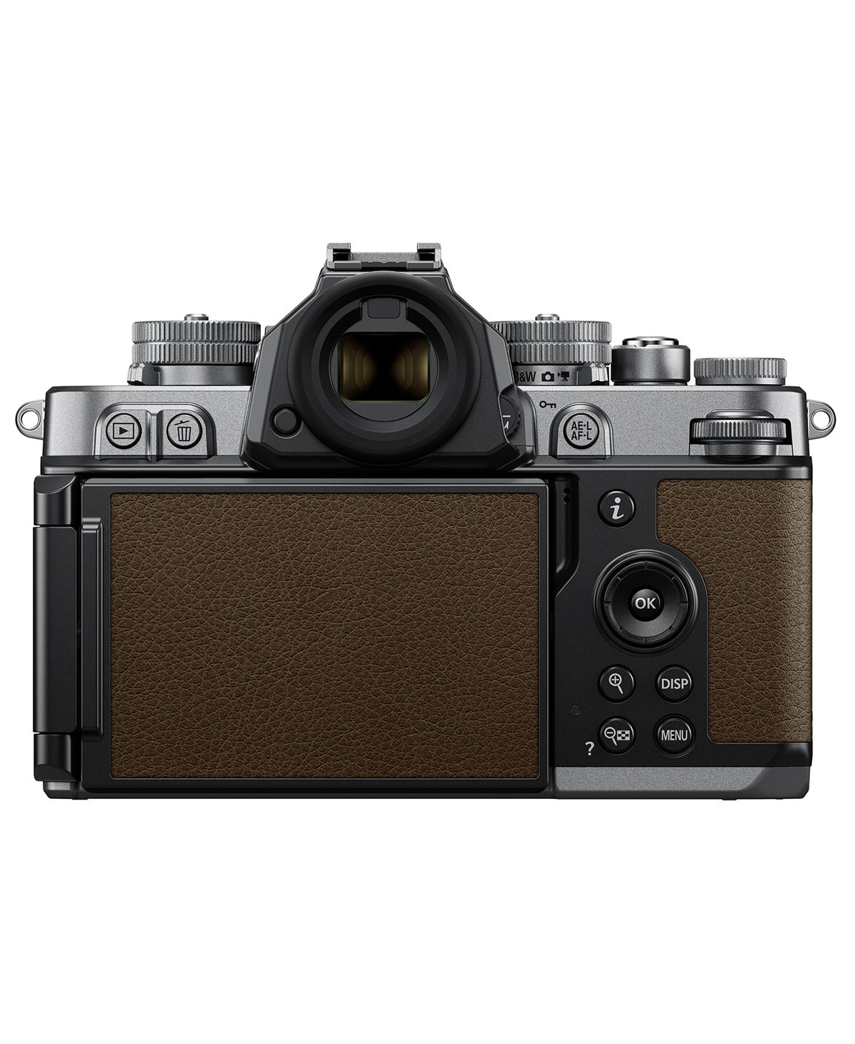 Nikon Z f Mirrorless Camera, Silver/Sepia Brown