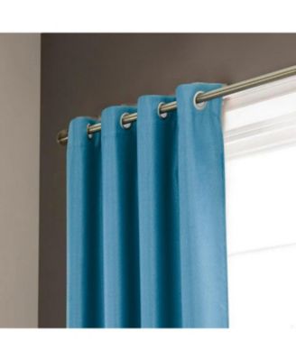 Lydia Matte Embossed One Blackout Panel - 52"x84", Blue