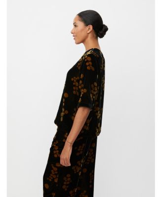 Women's Estela V-Neck Short Sleeve Blouse