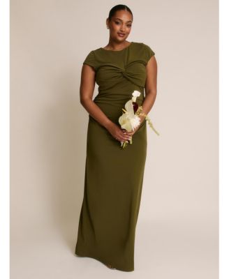 Women's Twist Bust Short Sleeve Stretch