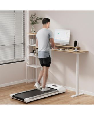 2.25 HP Walking Pad with LED Display and Remote Control-Grey