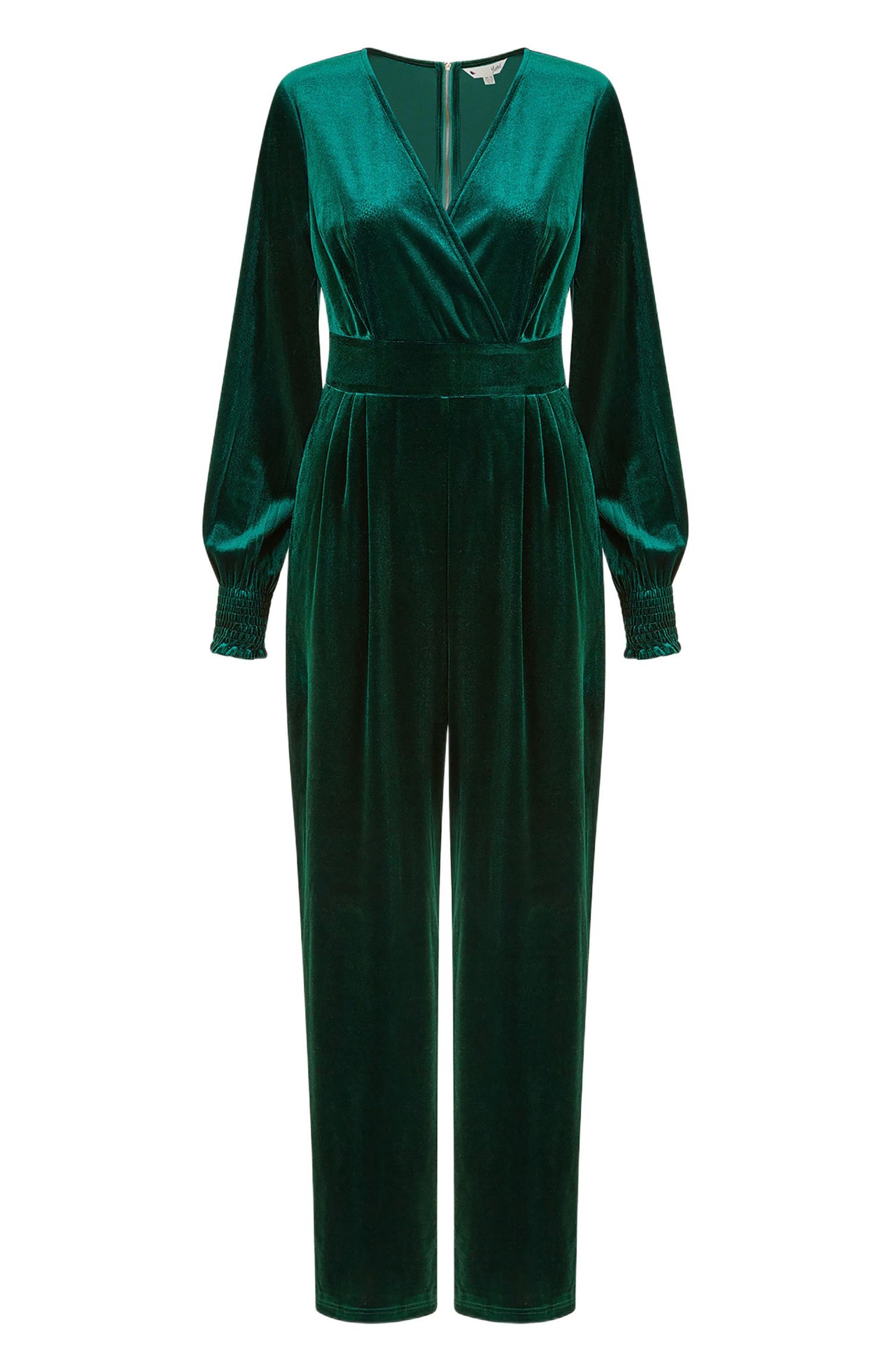 Women's Velvet Long Sleeve Jumpsuit