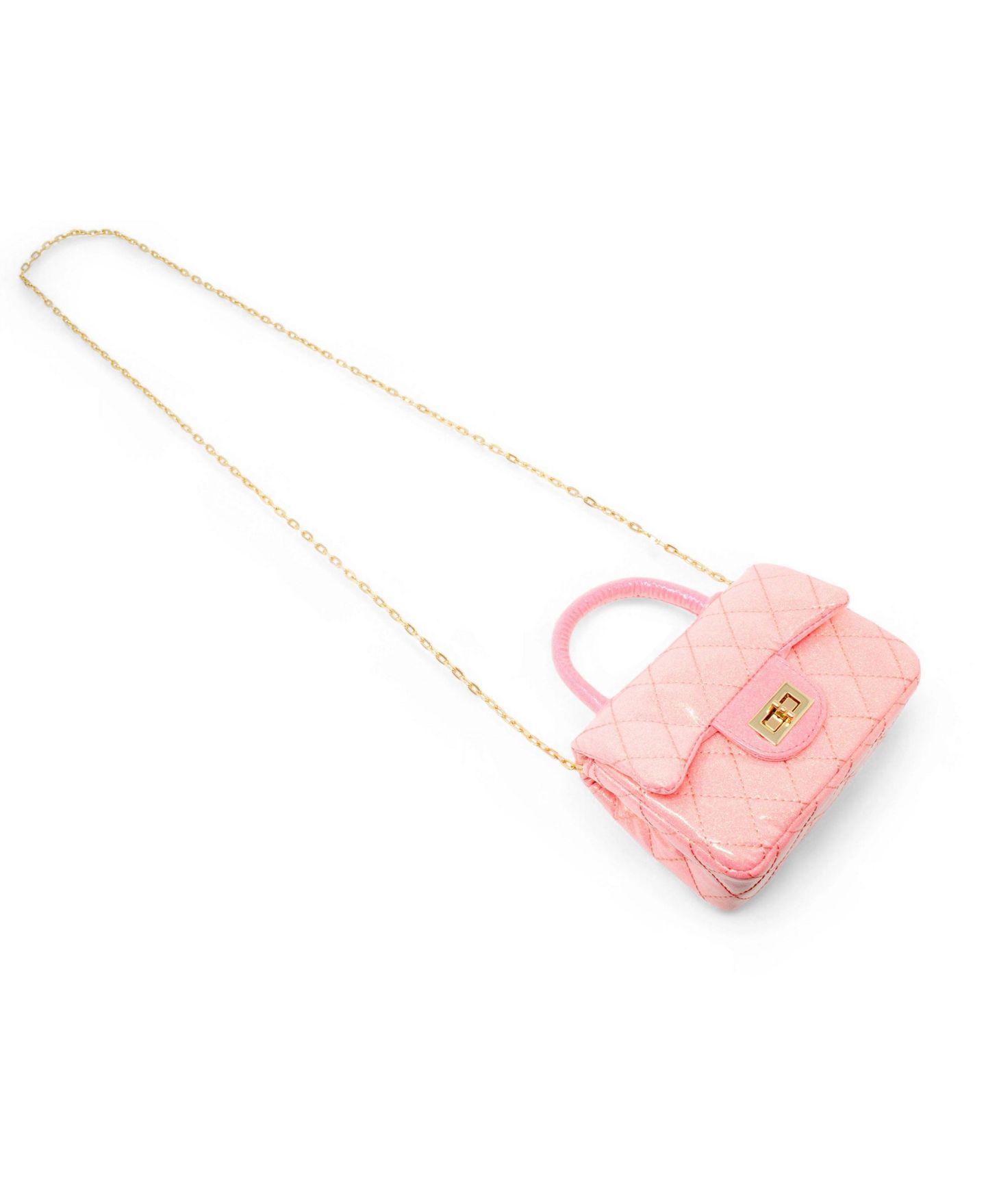Детская сумка ZOMI GEMS Classic Sparkle Top Handle Handbag, цвет: Яркий розовый — фото 4