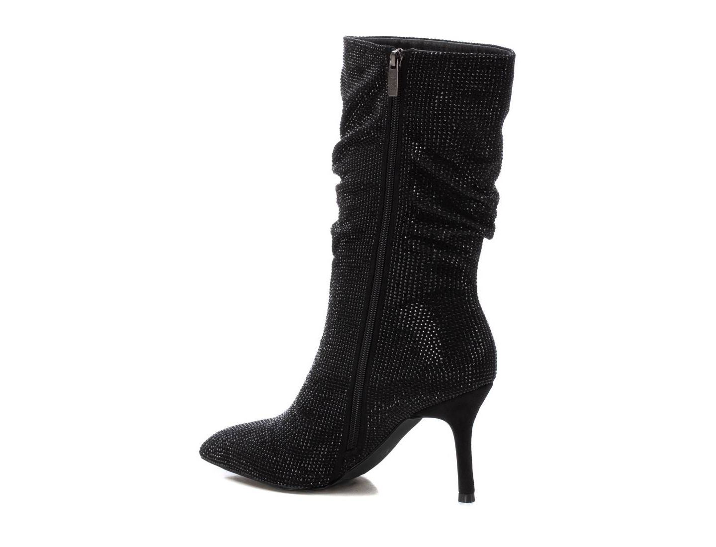 Женские ботинки XTI Boots & Booties Suede Stiletto, цвет: Чёрный — фото 2