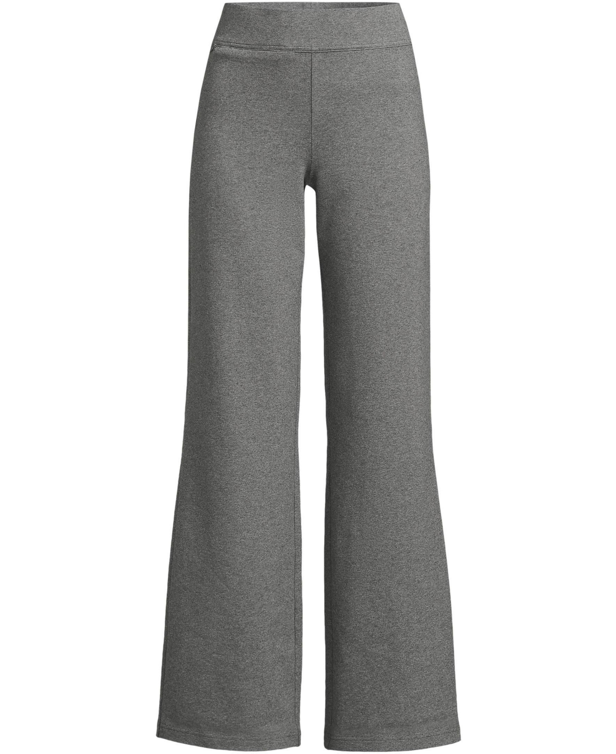 Lands' End Women's Petite Starfish High Rise Pull On Wide Leg Pocket Pants