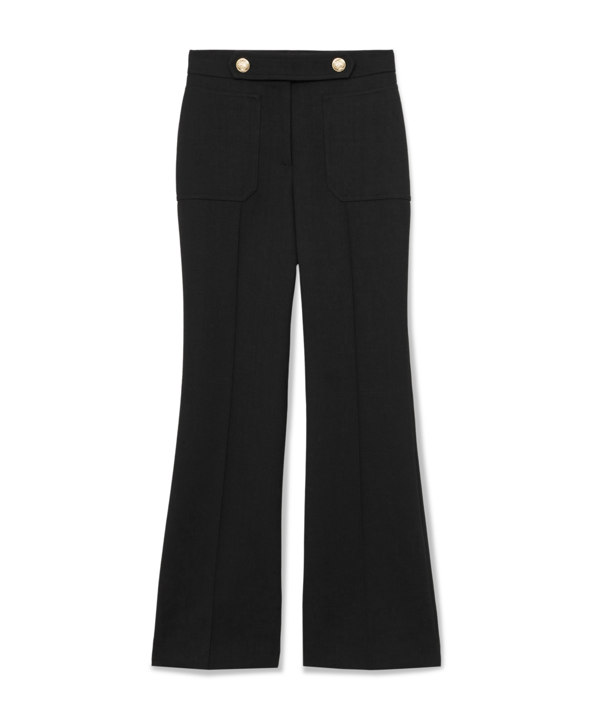 Reiss Lily Occasion Flare Trousers In Black