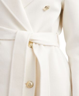 Women's Double-Breasted Blind Seam Wool-Blend Coat