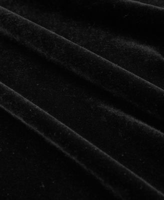 Women's Velvet One-Shoulder Midi Dress