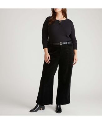 Women's Plus Camila Wide Leg Corduroy Pants
