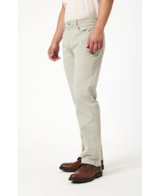 Men's Mavi Matt Relaxed Straight Leg In Silver Casual Twill