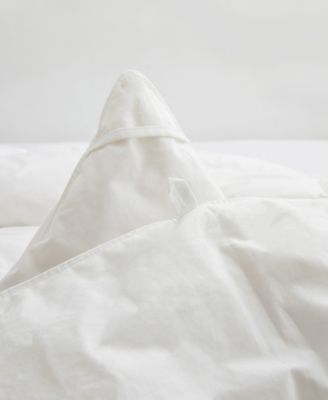 Cotton Medium Warmth Goose Feather Fiber Comforter, Full/Queen