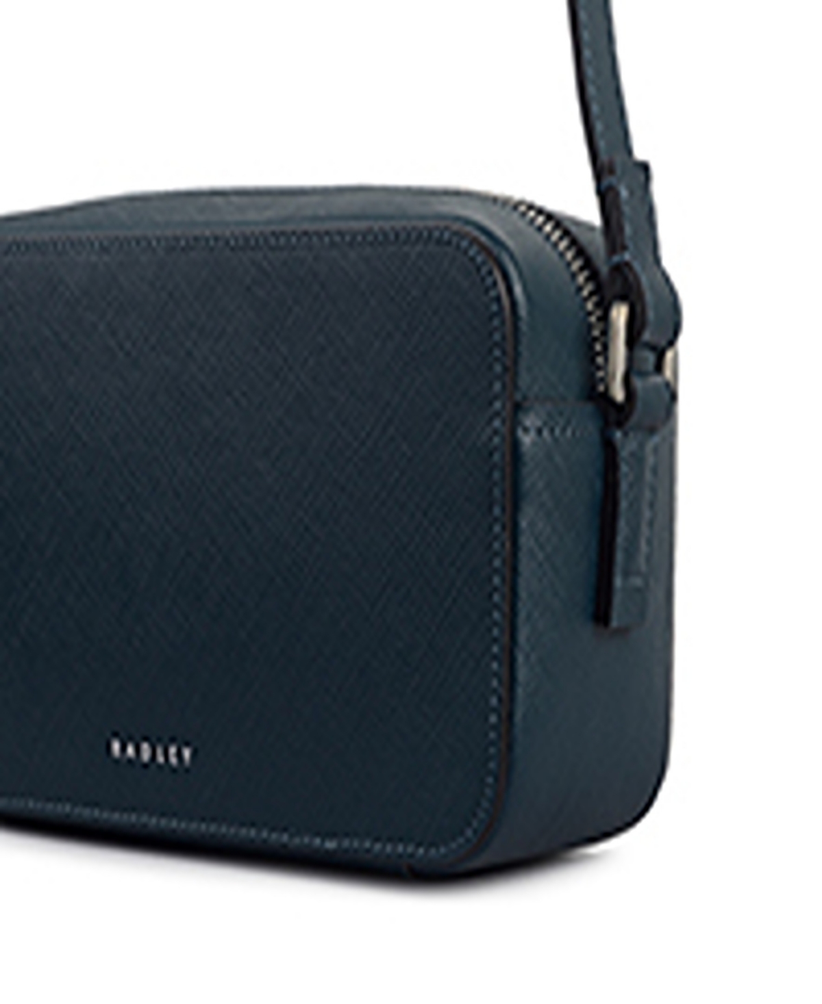 Radley London Beech Row Mini Zip Around Crossbody Bag In Blue