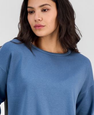 Women's Round Neck Cropped Box Top