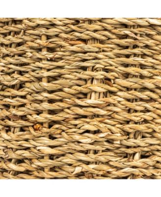 Round Seagrass Multi-Section Caddy