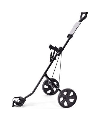 Folding 2 Wheels Push Pull Golf Cart Trolley with Scoreboard
