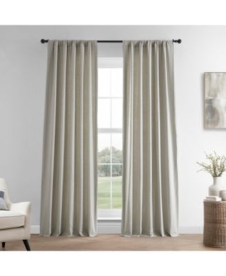 Fresh Khaki French Linen Room Darkening Curtain