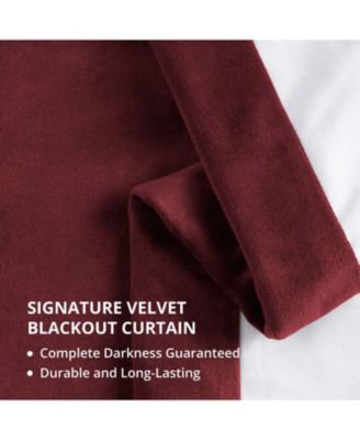 Signature Extra Wide Velvet Blackout Curtain