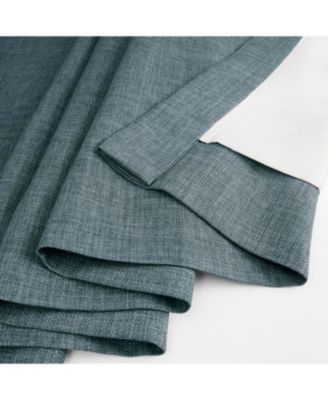 Italian Faux Linen Room Darkening Curtain