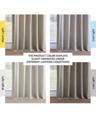 French Linen Room Darkening Curtain