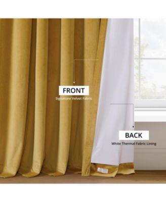 Signature Velvet Blackout Curtain