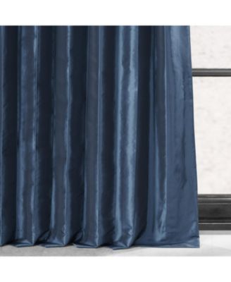 Faux Silk Taffeta Blackout Curtain