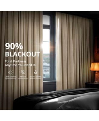 Signature Extra Wide Velvet Blackout Curtain