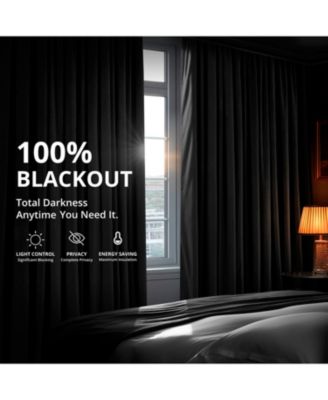 Signature Extra Wide Velvet Blackout Curtain