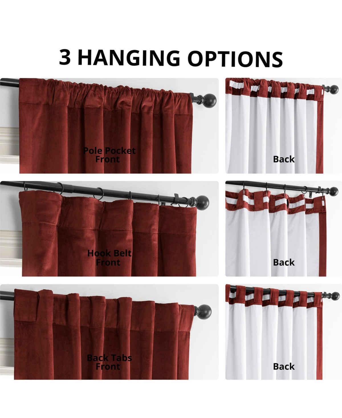 Half Price Drapes Signature Velvet Blackout Curtain